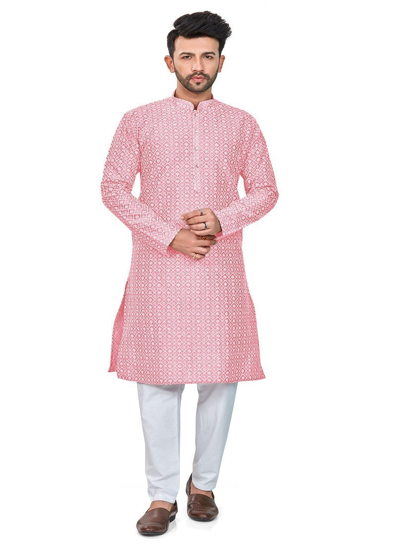 Pink Colour RFSK 0013 Kurta Pajama