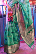 Party Wear Handloom Silk Saree