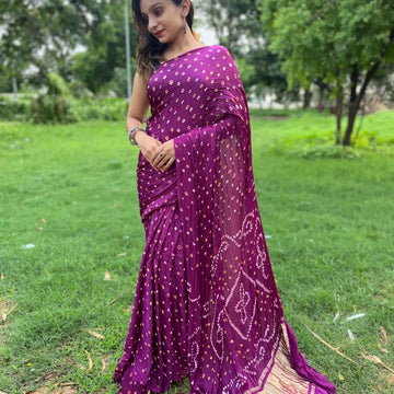 Gajji Silk Saree