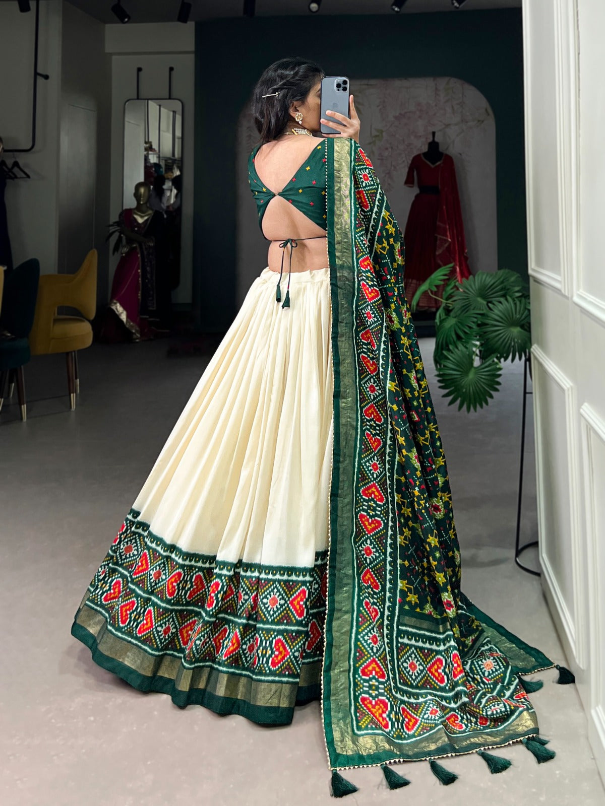 Patola Print Chaniya Choli