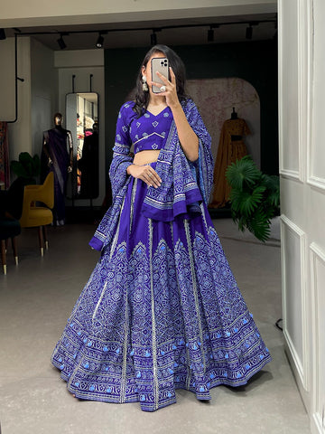 Bandhani Printed Lehenga Choli