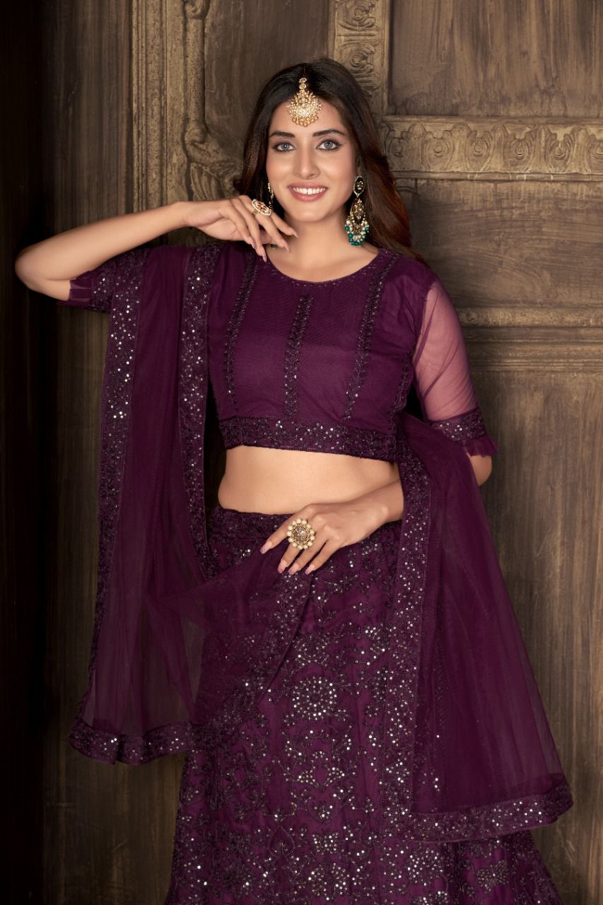 Women's Designer Party Wear Zeeya-Rang Lehenga Choli