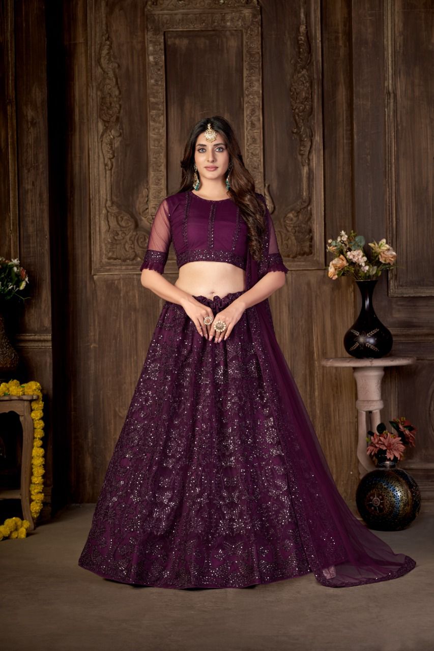 Women's Designer Party Wear Zeeya-Rang Lehenga Choli