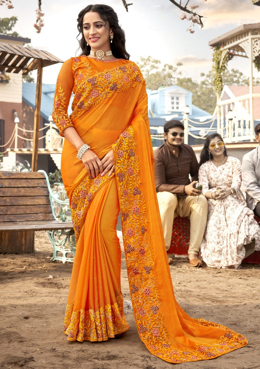 Nagma Chiffon Saree