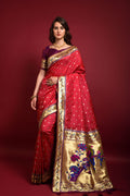 Party Wear Banarasi Soft Silk Paithani Saree Anant Tex Exports Private Limited