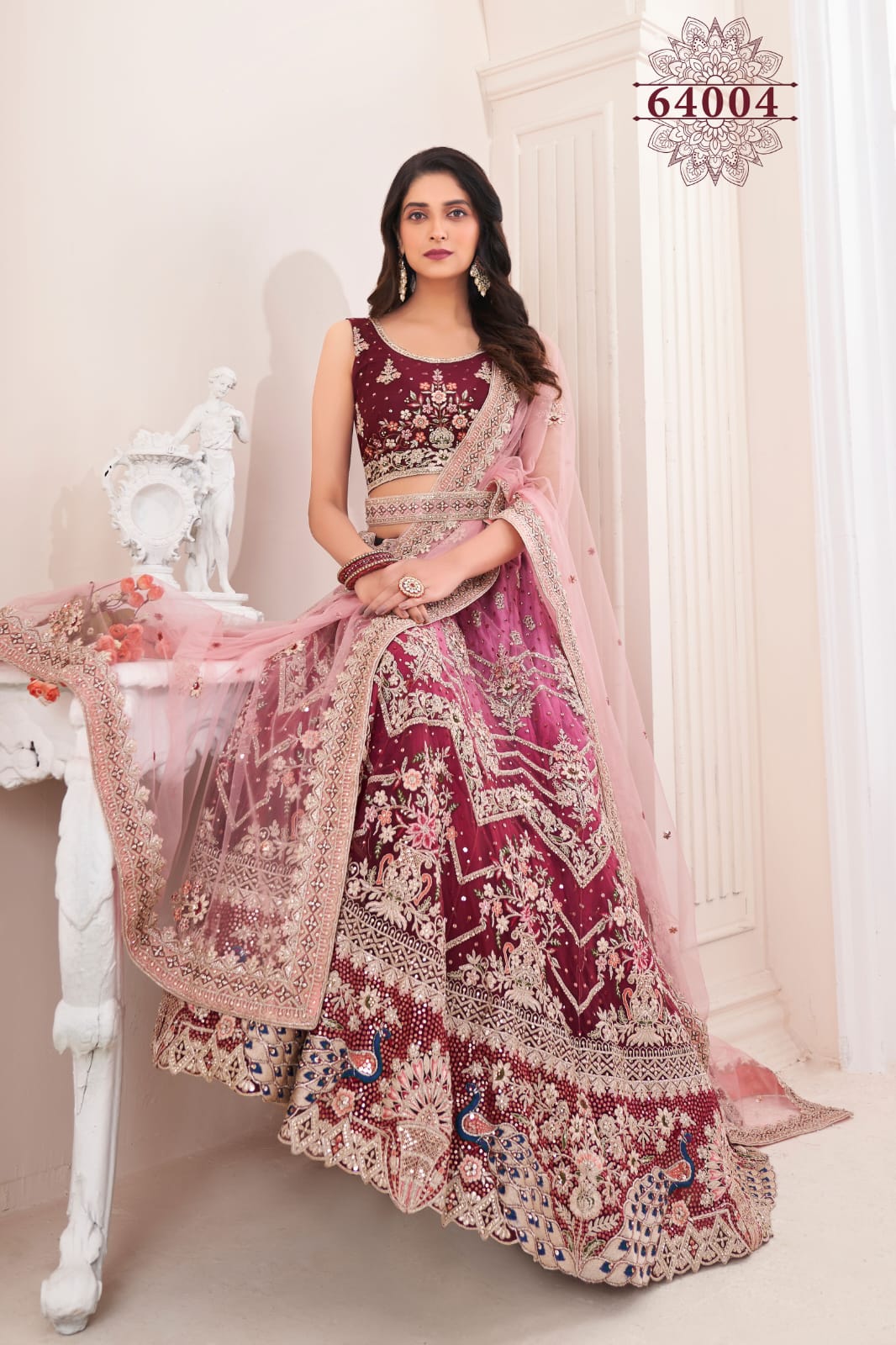 Arya Vol.46 D.No.64004 Designer Occasion Wear Lehenga Anant Tex Exports Private Limited