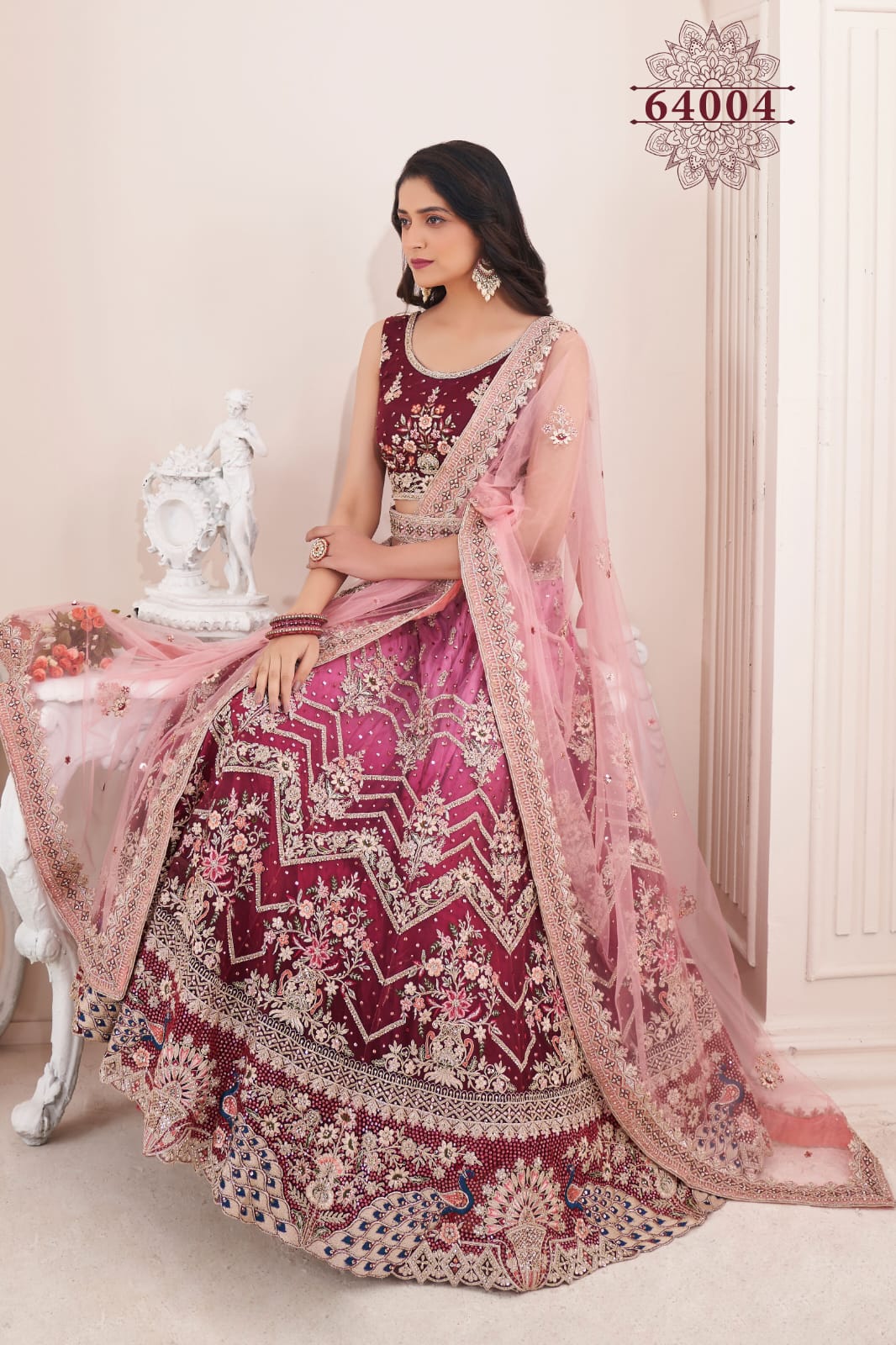 Arya Vol.46 D.No.64004 Designer Occasion Wear Lehenga Anant Tex Exports Private Limited