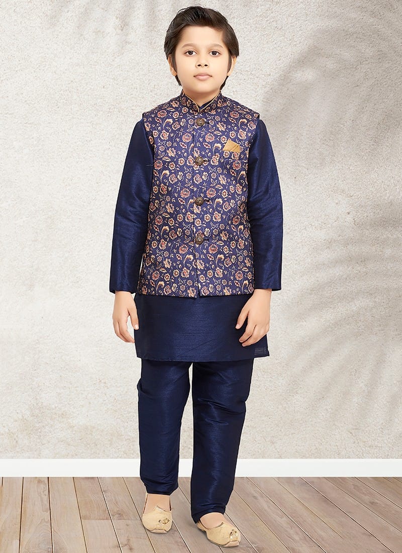 Ethnic Boys Wear Kurta Pajama With Koti Anant Tex Exports Private Limited