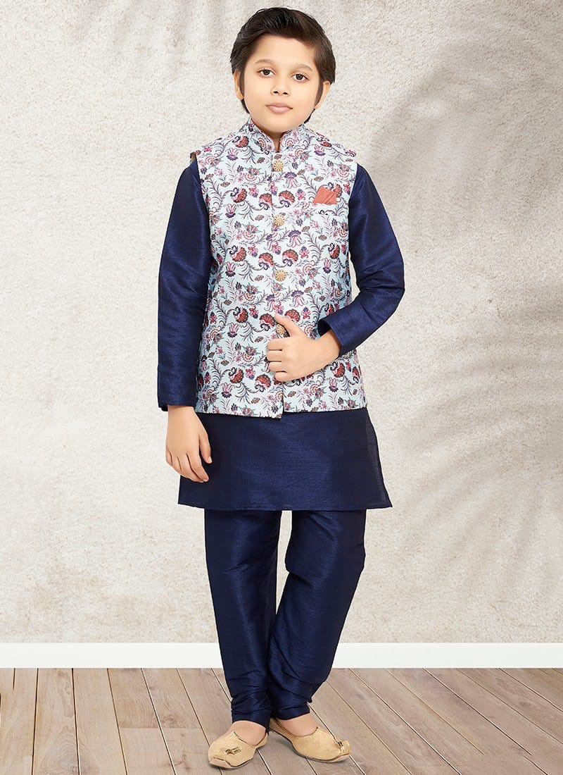 Ethnic Boys Wear Kurta Pajama With Koti Anant Tex Exports Private Limited