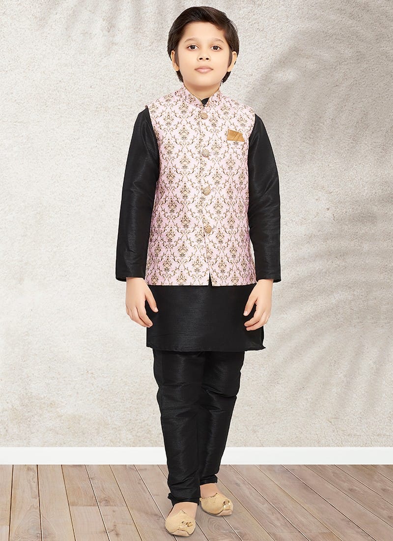 Ethnic Boys Wear Kurta Pajama With Koti Anant Tex Exports Private Limited