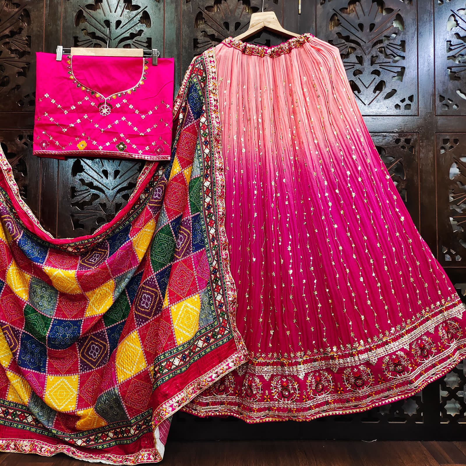 Indian Jaipuri Lehenga Choli Designer Yellow Lehenga Ready to Wear - Etsy