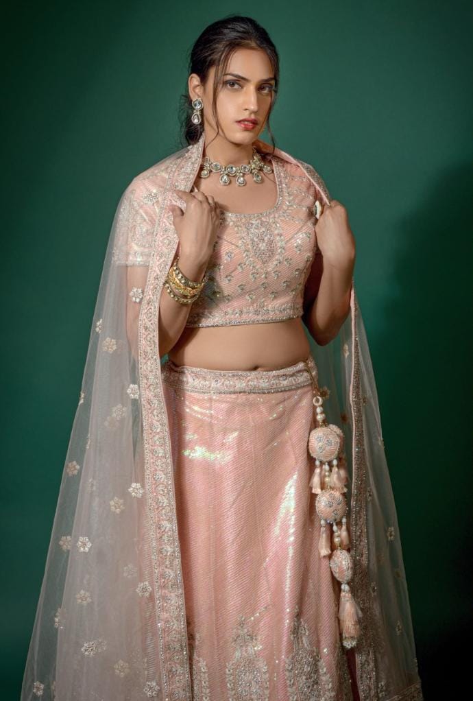 Copy of Alakana Designer Bridal Wear Lehenga D.No 77190 Anant Tex Exports Private Limited