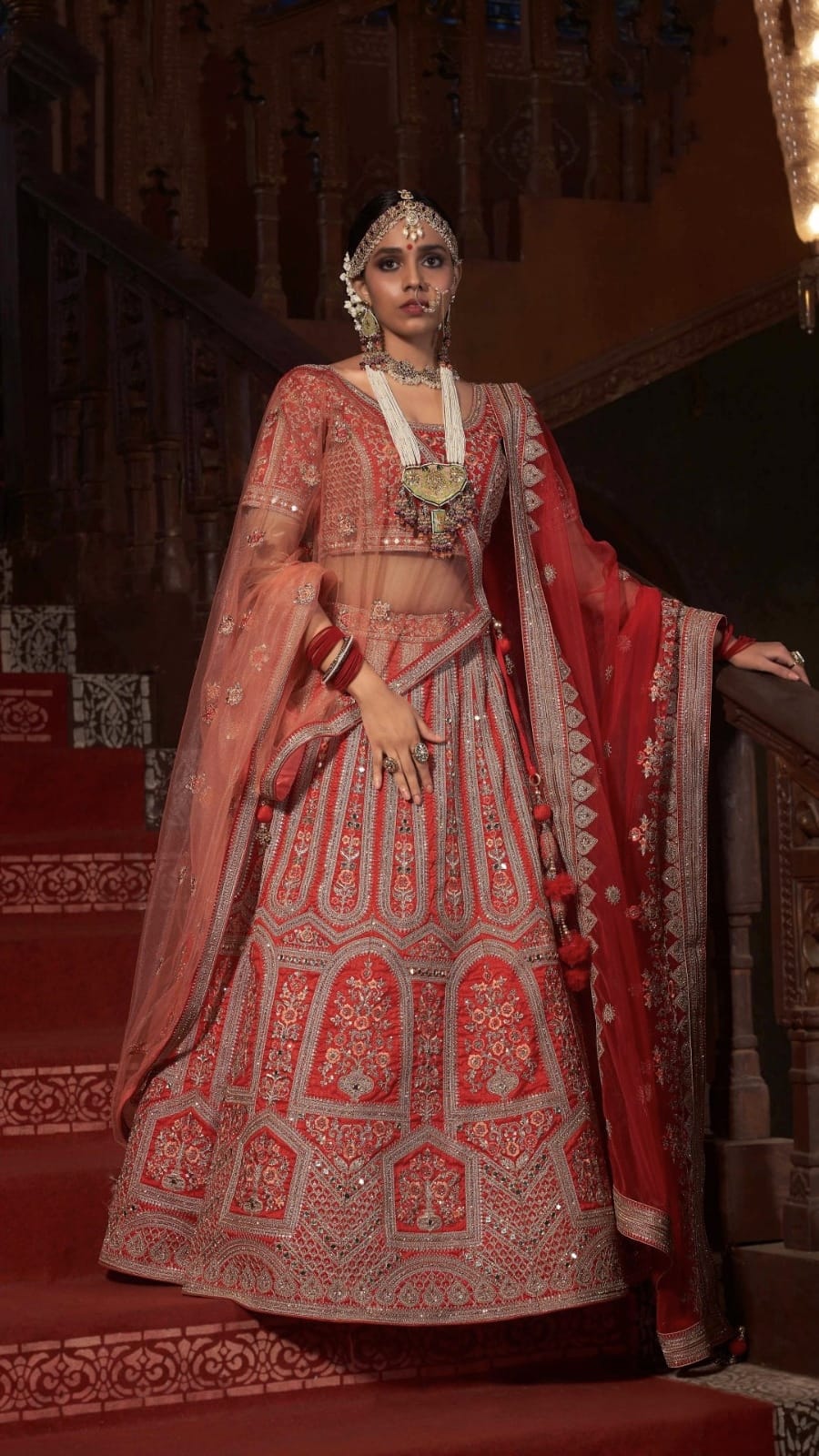 Wedding Designer Bridal Wear Lehenga D.No 77029 Anant Tex Exports Private Limited