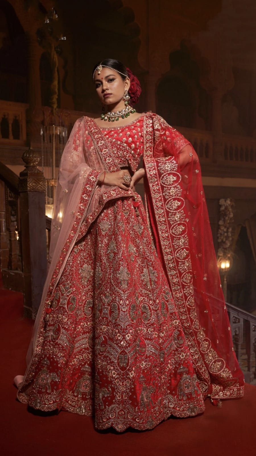 Wedding Designer Bridal Wear Lehenga D.No 77031 Anant Tex Exports Private Limited