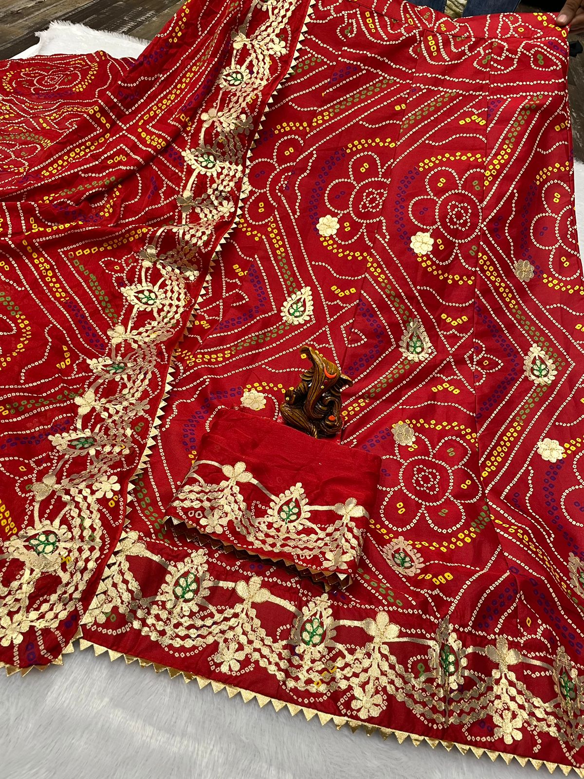 Rajasthani Bandhani Print Lehenga Anant Tex Exports Private Limited