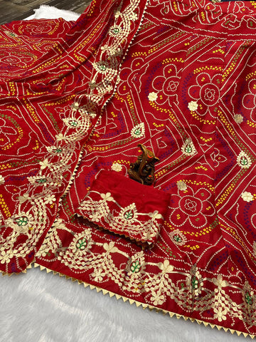 Rajasthani Bandhani Print Lehenga Anant Tex Exports Private Limited