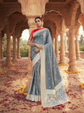 Platinum Silk Pure Sattin Paithani Designer Saree Anant Tex Exports Private Limited