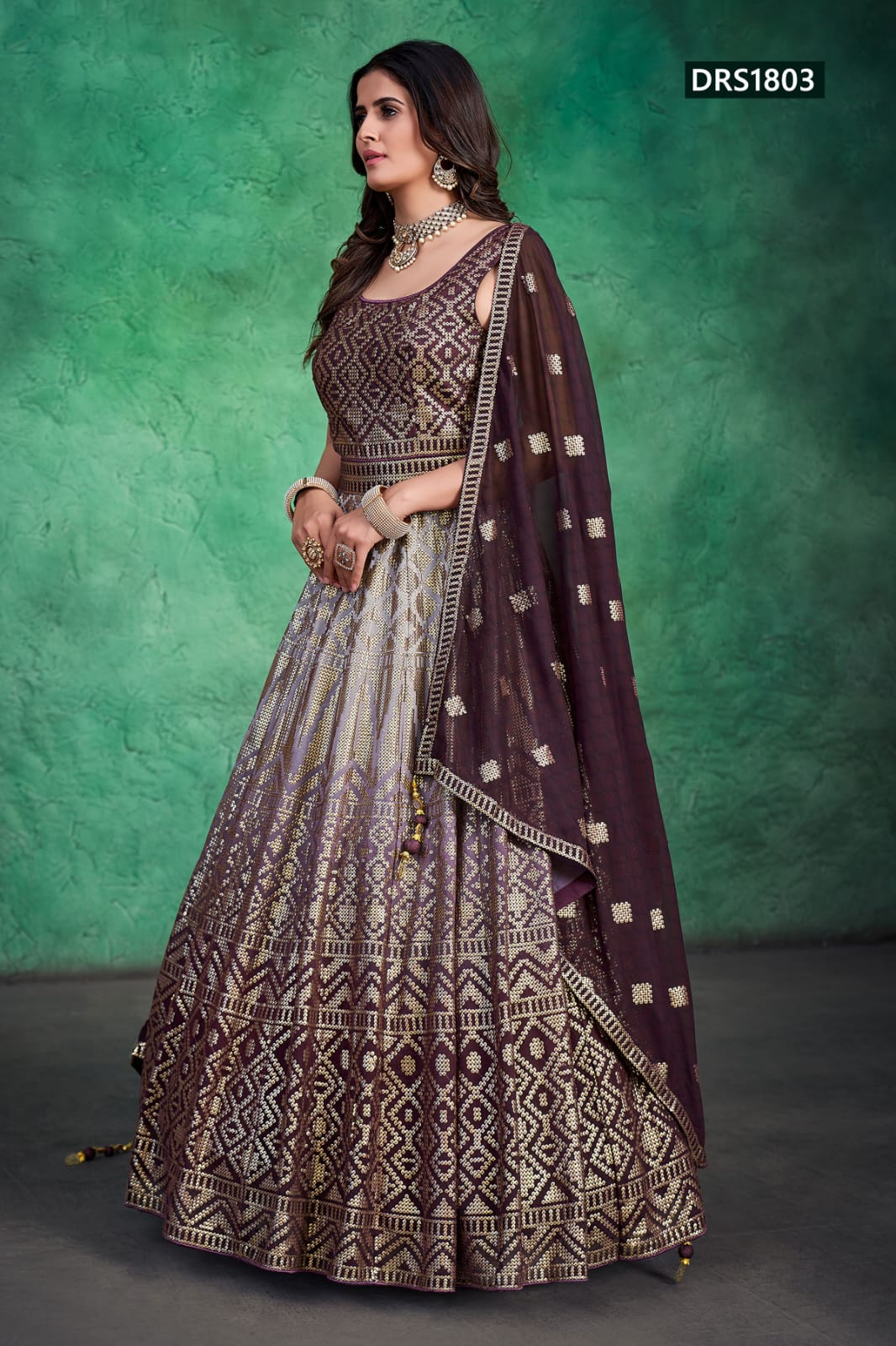 BELLA DESIGNER OCCASION WEAR LEHENGA D.NO 1803 Anant Tex Exports Private Limited