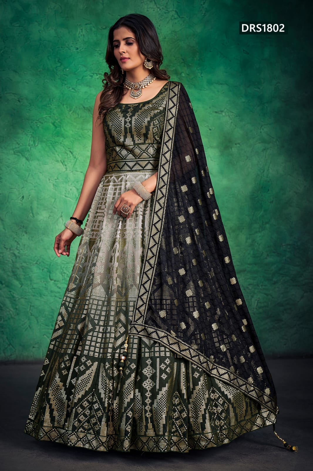 BELLA DESIGNER OCCASION WEAR LEHENGA D.NO 1802 Anant Tex Exports Private Limited