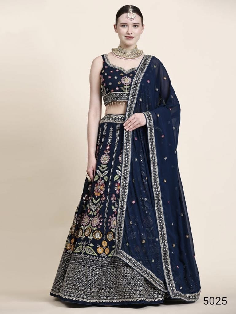 VOL 6 OCCASION WEAR LEHENGA CHOLI D.NO 5025 Anant Tex Exports Private Limited