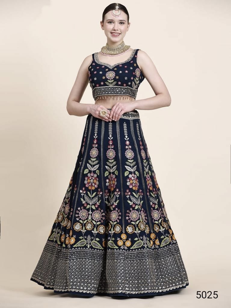 VOL 6 OCCASION WEAR LEHENGA CHOLI D.NO 5025 Anant Tex Exports Private Limited