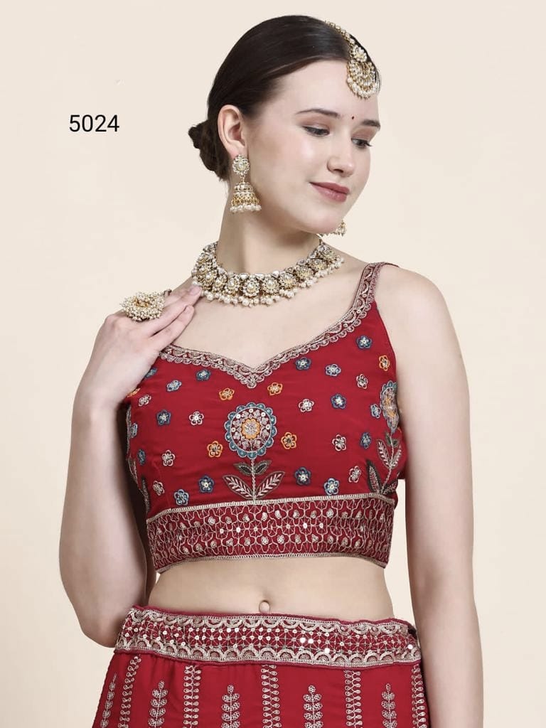 VOL 6 OCCASION WEAR LEHENGA CHOLI D.NO 5024 Anant Tex Exports Private Limited