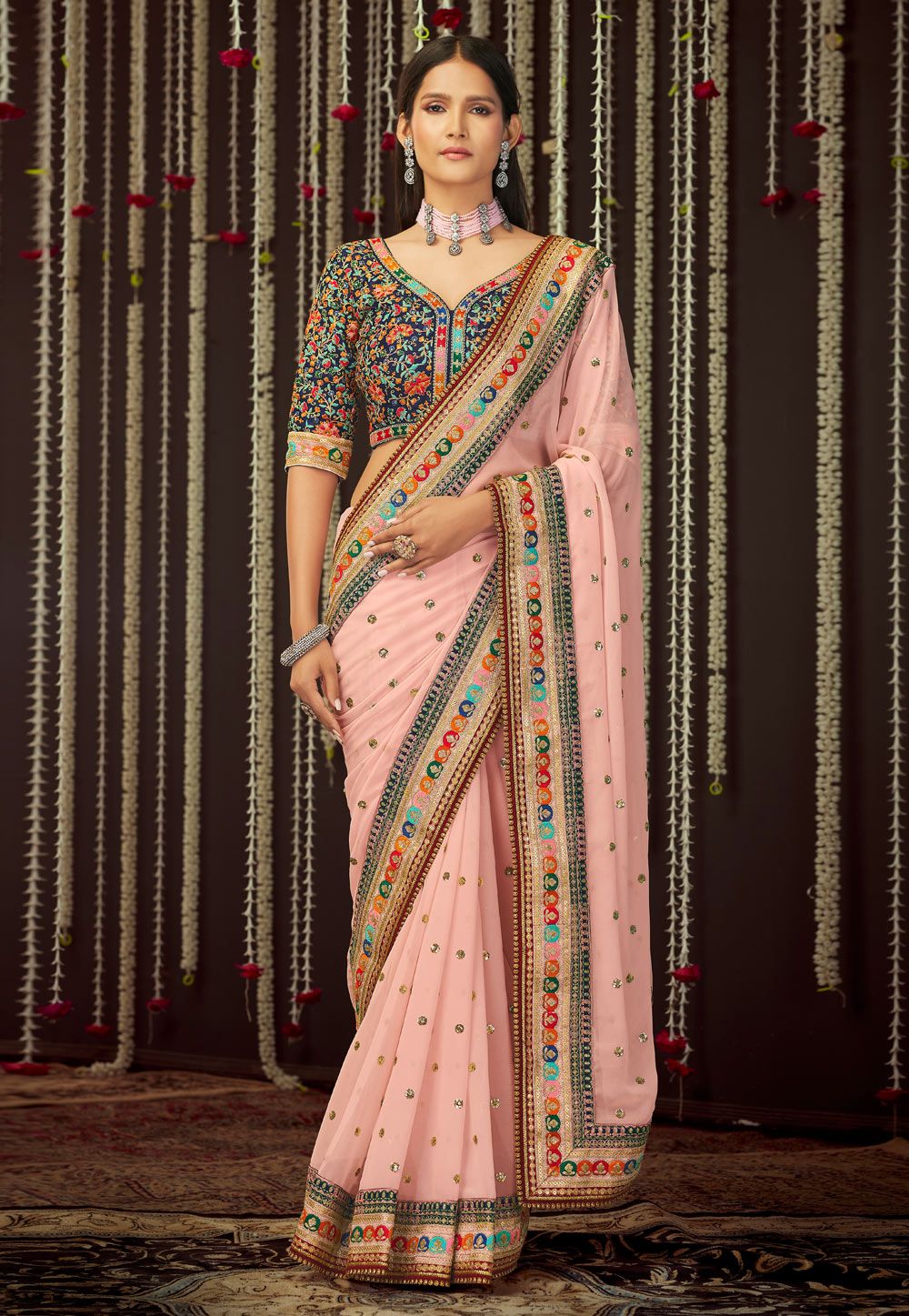 Party Wear Fancy Saree D.No 276 Anant Tex Exports Private Limited