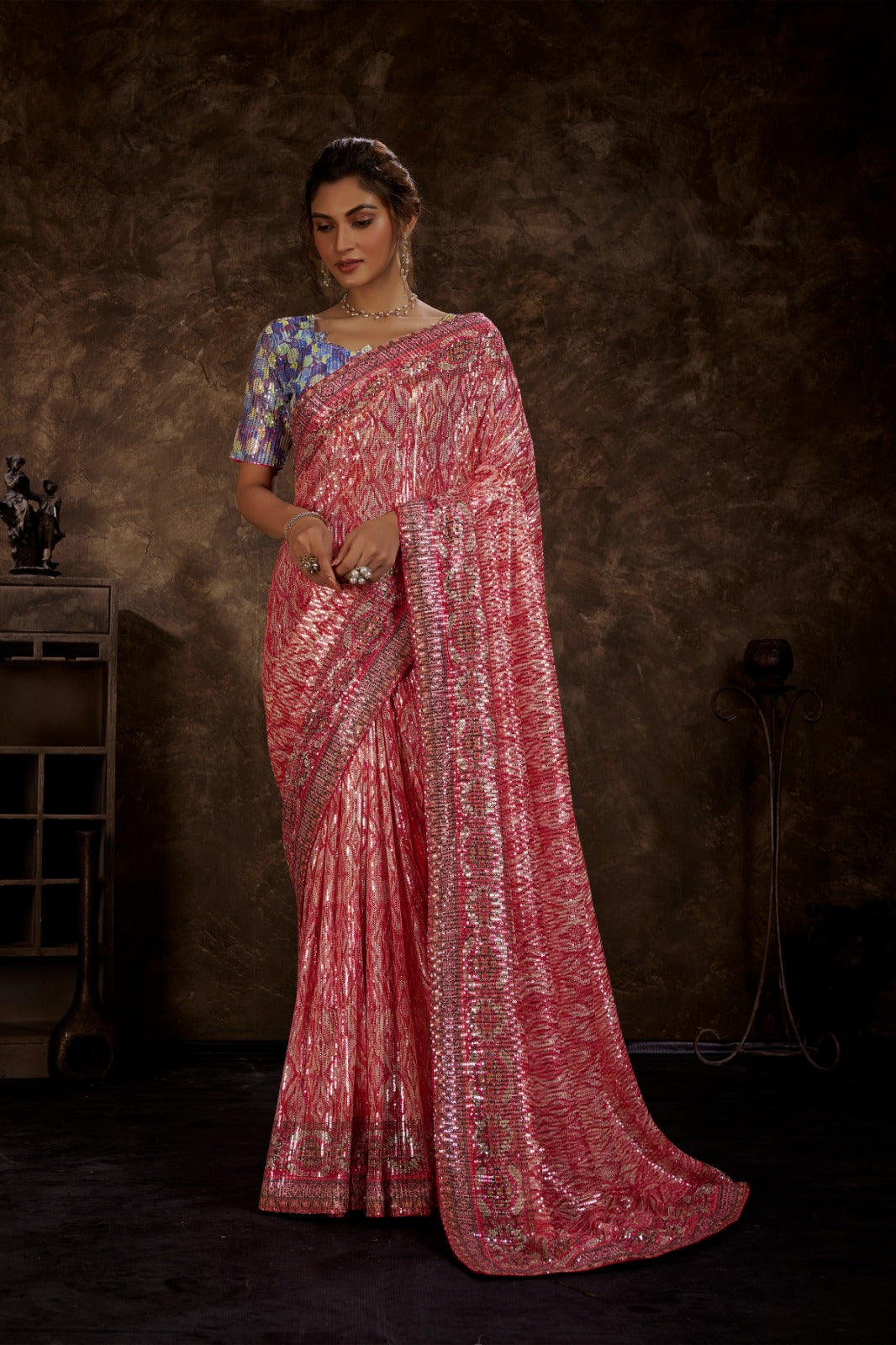 Fancy Regular Wear Saree - Anant Tex Exports Private Limited