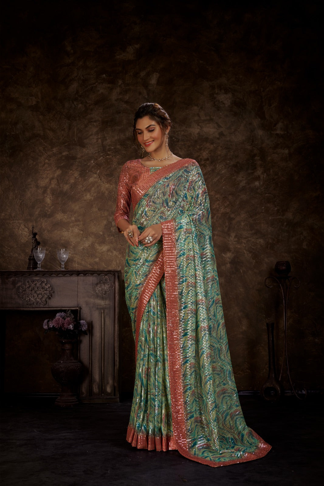 Fancy Regular Wear Saree - Anant Tex Exports Private Limited