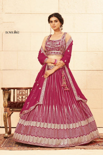 NAYAB BRIDAL WESTERN WEAR LEHENGA D.NO 1057