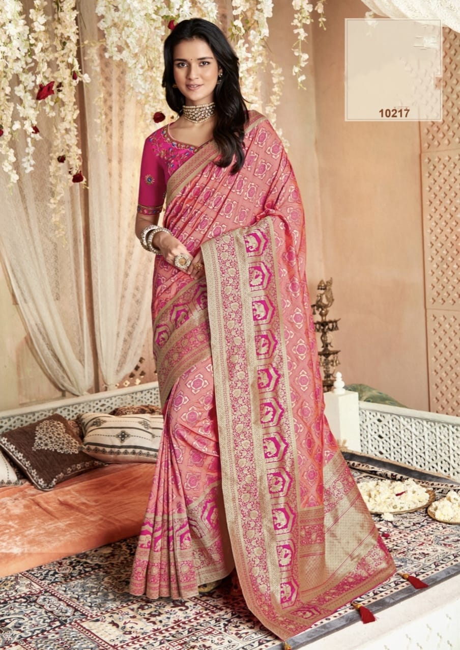 PARTY WEAR VOL -33 BANARSI SILK SAREE - Anant Tex Exports Private Limited