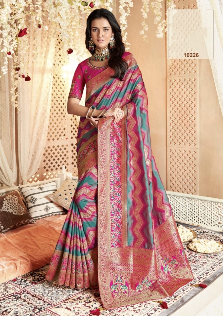 PARTY WEAR VOL -33 BANARSI SILK SAREE - Anant Tex Exports Private Limited