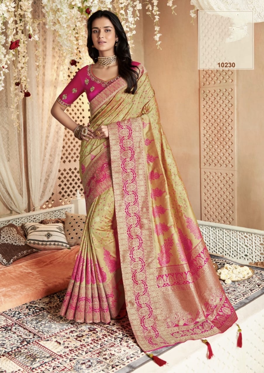 PARTY WEAR VOL -33 BANARSI SILK SAREE - Anant Tex Exports Private Limited