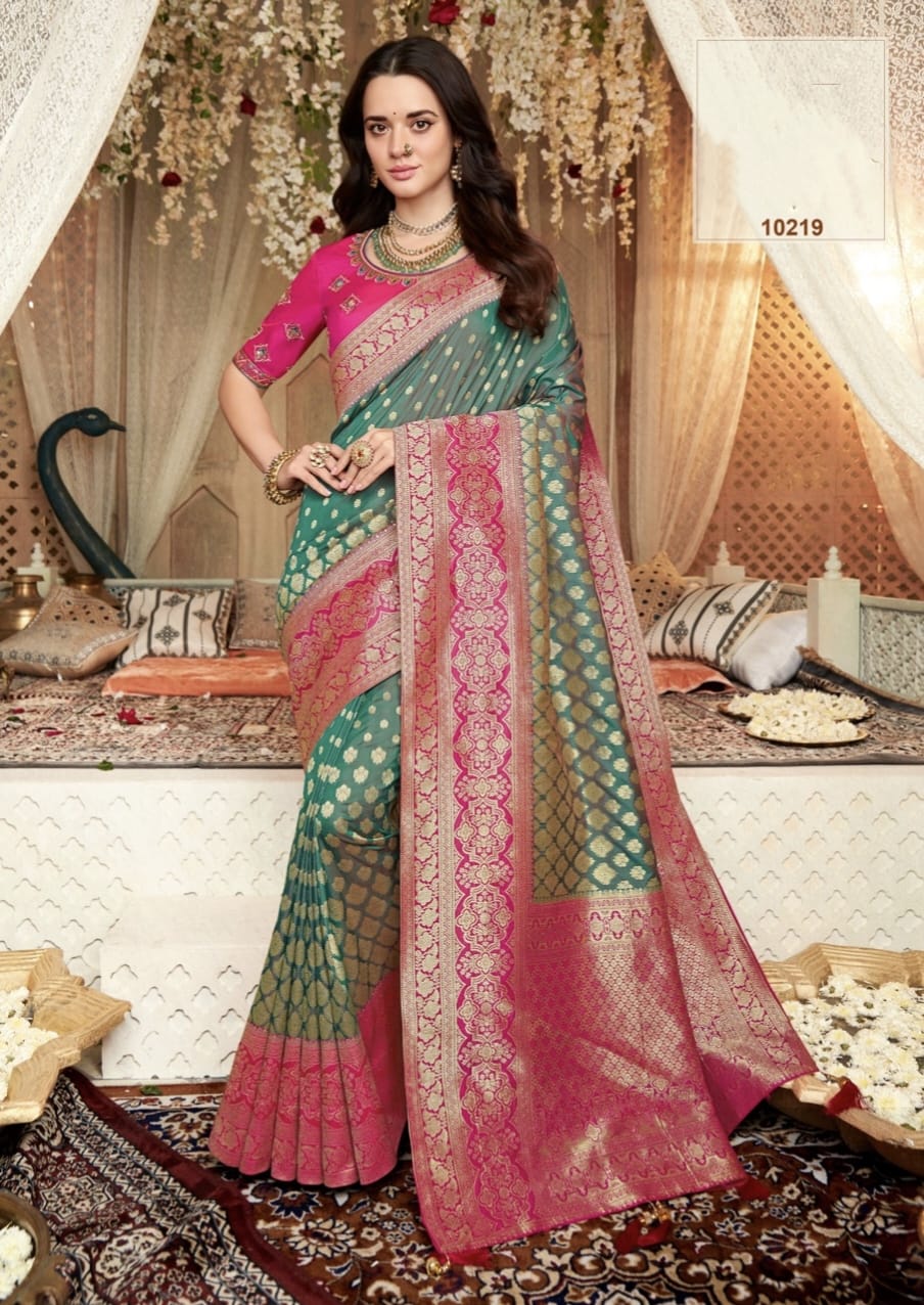 PARTY WEAR VOL -33 BANARSI SILK SAREE - Anant Tex Exports Private Limited