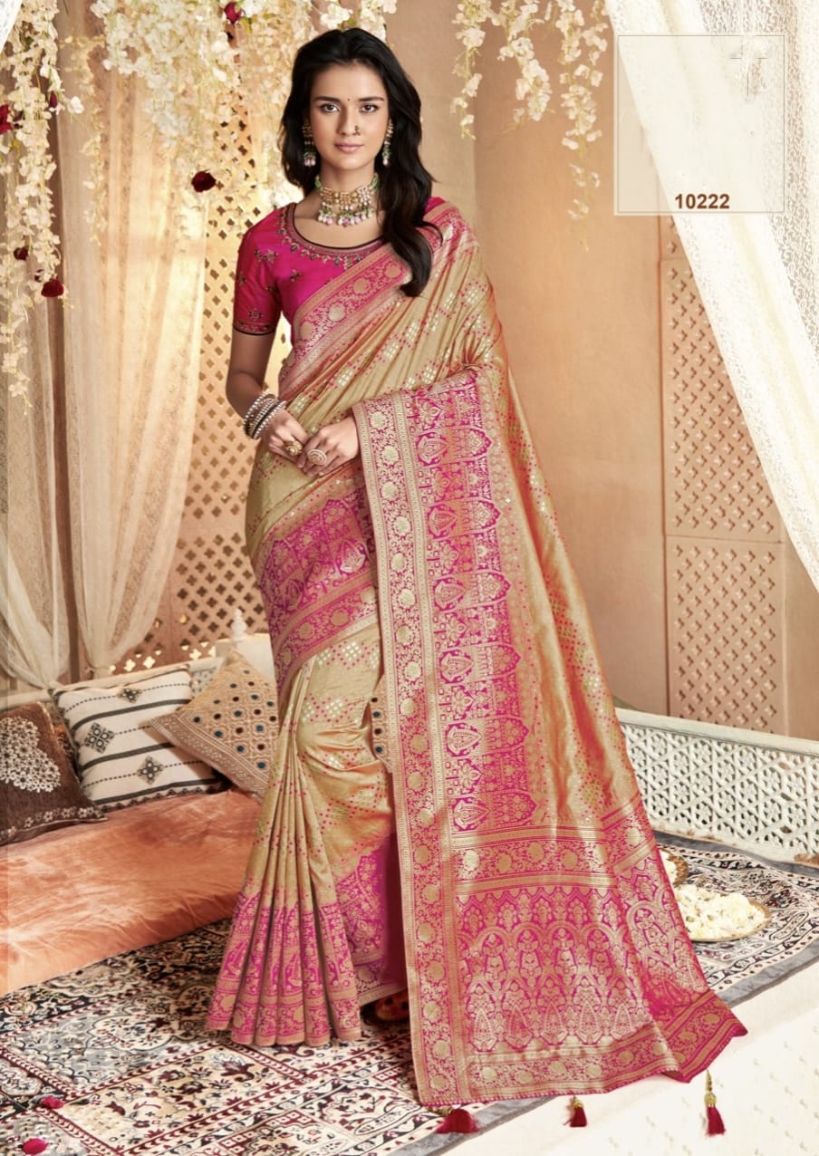 PARTY WEAR VOL -33 BANARSI SILK SAREE - Anant Tex Exports Private Limited