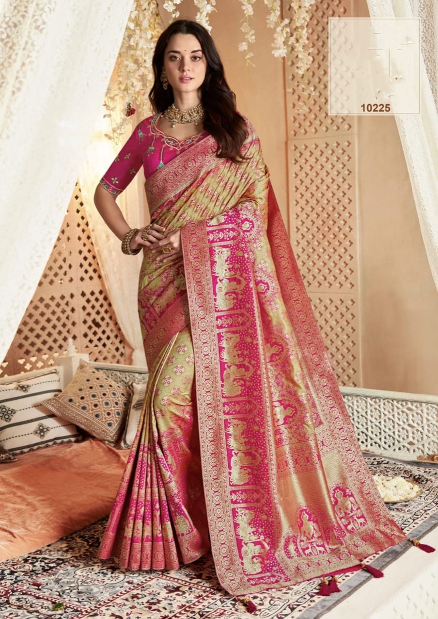 PARTY WEAR VOL -33 BANARSI SILK SAREE - Anant Tex Exports Private Limited