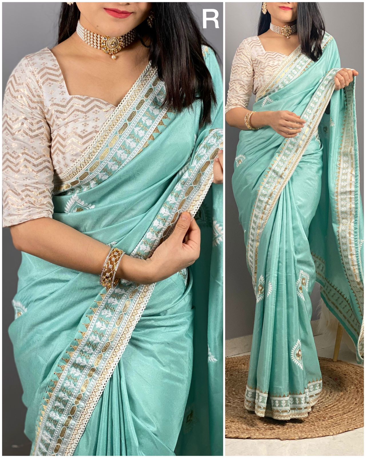 Party Wear Simran Silk Saree