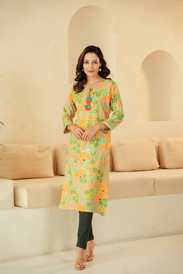 Party Wear Cotton Kurti