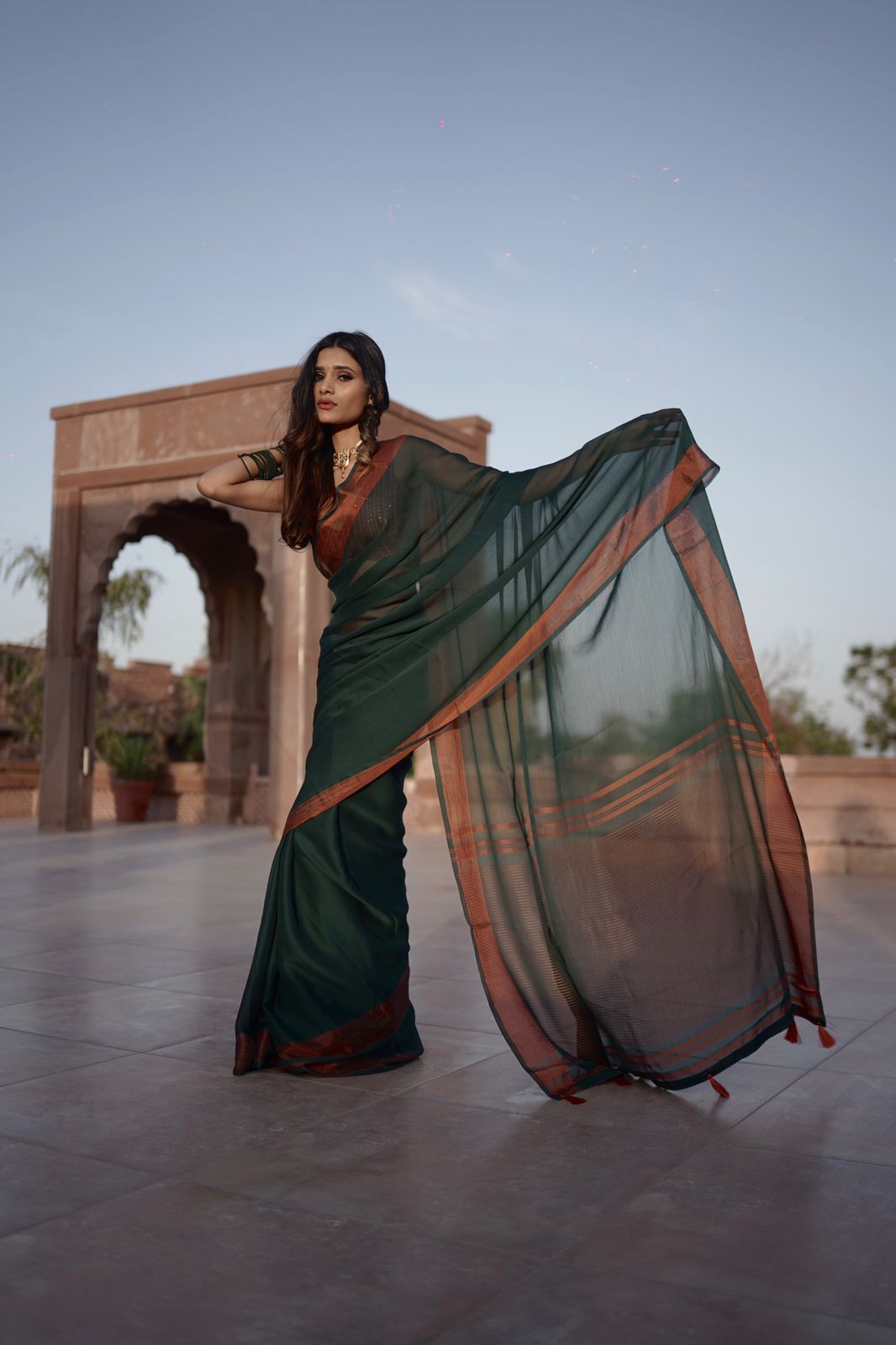 Kaisha Fancy Chiffon Saree