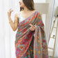 Fancy Kashmiri Pasmina Kachi Work Saree