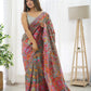 Fancy Kashmiri Pasmina Kachi Work Saree
