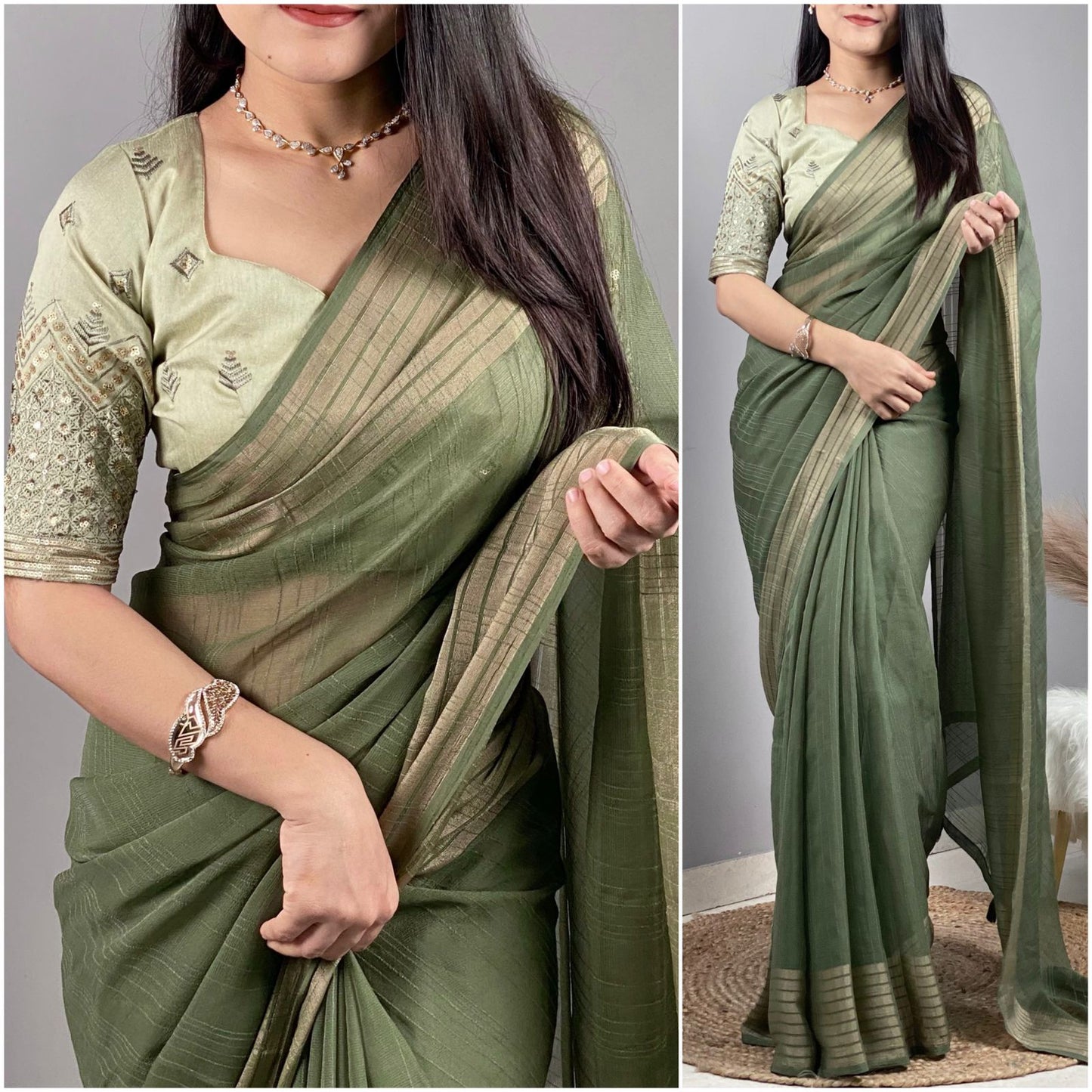 Party Wear Beautiful Georgette Saree