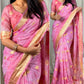 Party Wear Beautiful Cotton Jacquard Saree