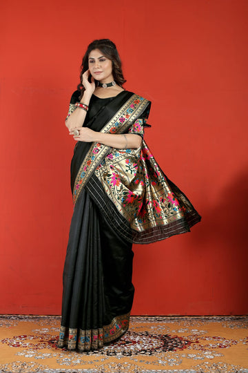 Fancy Occasion Wear Paithani Soft Silk Saree