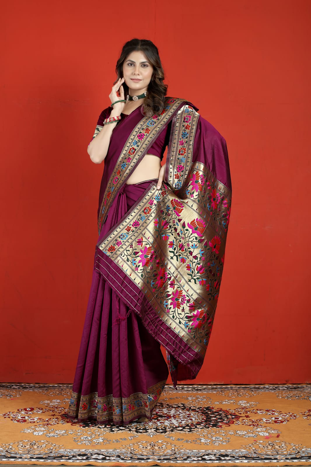 Fancy Occasion Wear Paithani Soft Silk Saree