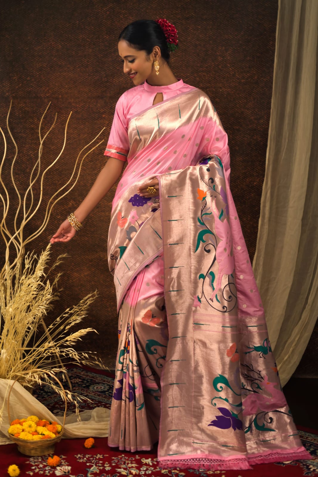 Banarasi Soft Silk Paithani Saree