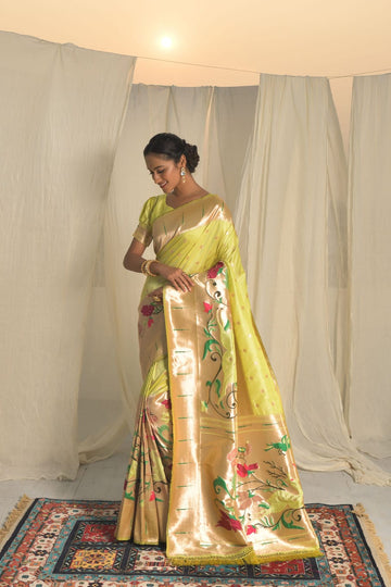 Banarasi Soft Silk Paithani Saree