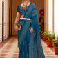 SAWARNA GAJI SATIN BANDHEJ PRINT SAREEE