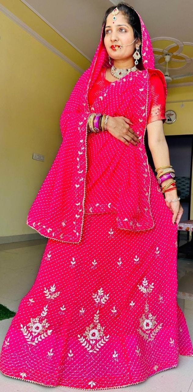 Rajasthani Lahega FANCY saree
