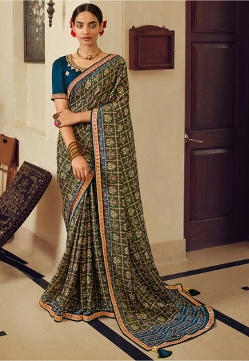 Kavira Sayonee Patola Fancy Wear Saree